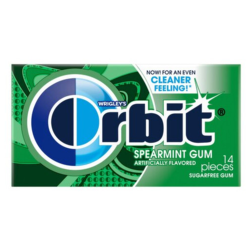Orbit spearmint sugar free - sugar,