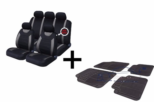 Naby grey black universal - grey, seat
