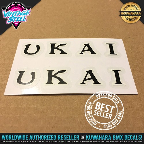 Ukai rim wheel bmx decal - ukai,