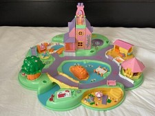 Polly Pocket Dream World  Bluebird Toys 1990s Vintage Collectible, With PINK car