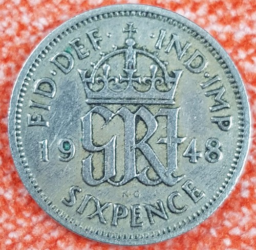 Predecimal sixpence 6d - sixpence,,