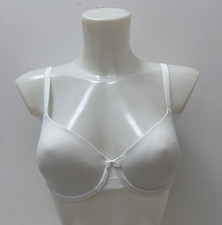 Ladies New Ex M&S Body  Full Cup Bra With 360 Stretch In White Sizes 32-40  A-E