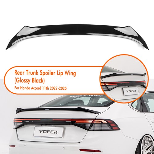 Gloss black rear - trunk, spoiler