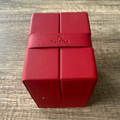 Omega red white watch - omega, &
