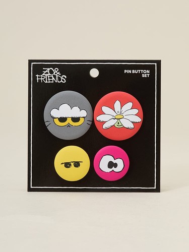 Friends zoa pin - zoa, button