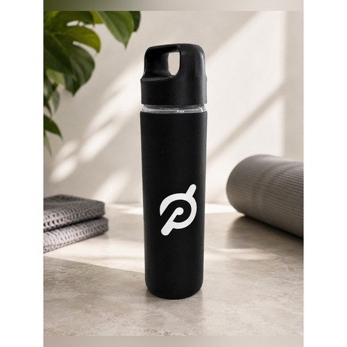 Peloton black glass water - black,