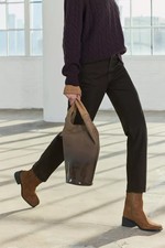 ZARA _(NBW)Topstitch Suede