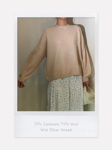 Cashmere wool sparkle - 30%,