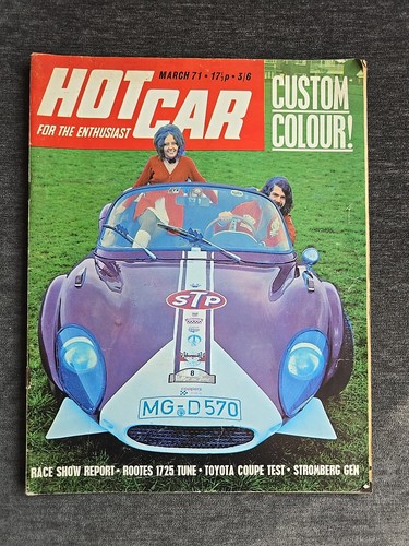 Hot car magazine march 1971 - magazine,