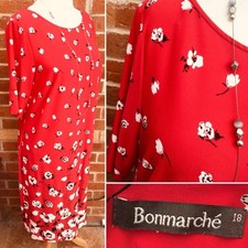 BONMARCHE Size 18 Red Floral