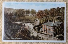 Old Colwyn Beach Road, Conwy, Edwardian Colour Milton Postcard 