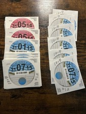 TAX DISCS  LOOSE LOT X 66