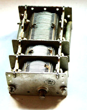 Tuning Capacitor for an R1155 WW2  RAF Aircraft Radio Receiver.