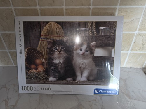 Puzzle 1000 lovely kittens - puzzle,