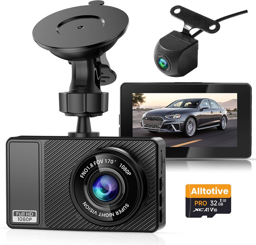 Dash cam front - dash, and