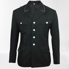 German Army Elite Black M32 Officers Tunic - WW2 Wool Repro Uniform