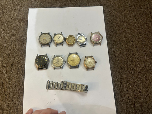 Job lot watches - of, 8
