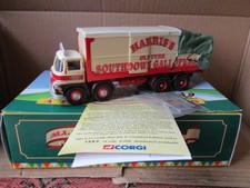 Corgi 1/50 CC10802 - Foden S21 8 Wheel Platform & Coldcast Box - Harris's