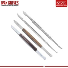Dental Wax Carving & Modeling Knives Set Stainless Steel Spatula Carvers Plaster