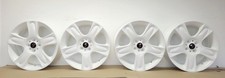 REFURBISHED MINI Cooper S 17" Inch R91 5 Spoke Star Bullet Wheels RIMS SET White
