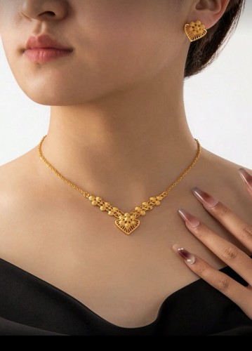 Asian indian gold necklace - asian,