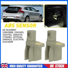 2X ABS Wheel Speed Sensor Rear Left/Right For Ford Focus Mk3 2010-On 13042888 Uk