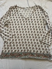 EAST for FABINDIA Top Size M Floral Print