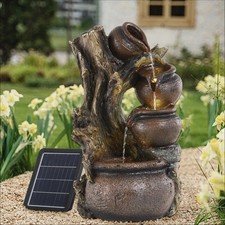 Solar Water Fountain With LED