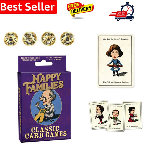 Happy families card game for - game,,