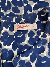 Cath Kidston Dress Short Sleeve Ladies Jersey Dress Blue Floral Size 10