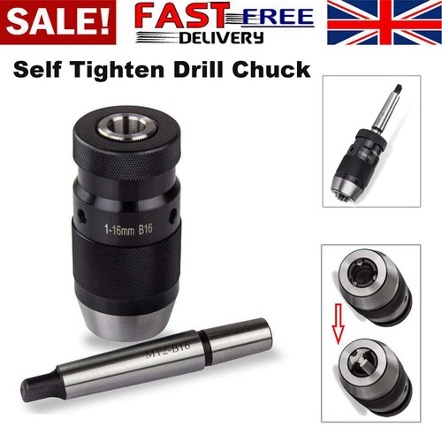 Self tighten keyless lathe - tighten,