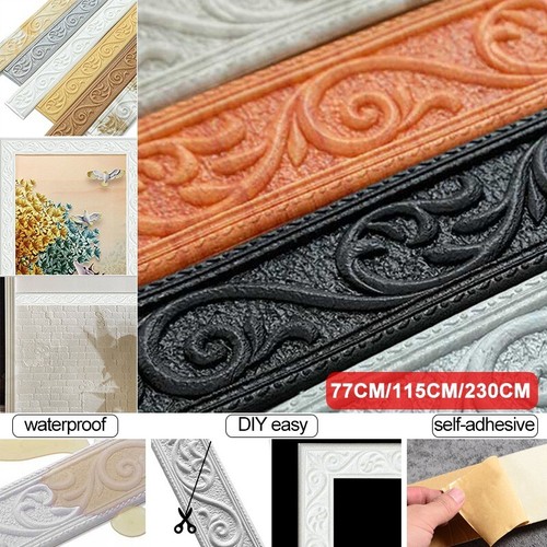 Self adhesive wall trim - self, line