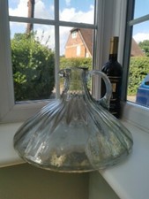 Rare Vintage Colonial Style Unusual Form Mercury Glass Jug Possibly French C1900
