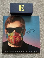 Signed Elton John The Lockdown Sessions LTD 100 Edition Vinyl Eyewear Tote Auto