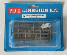 Vintage PECO Lineside Kit - Flexible Field Fencing NB-45 Opened Pack Part Used