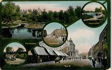 HUDDERSFIELD - MULTIVIEW - POSTCARD