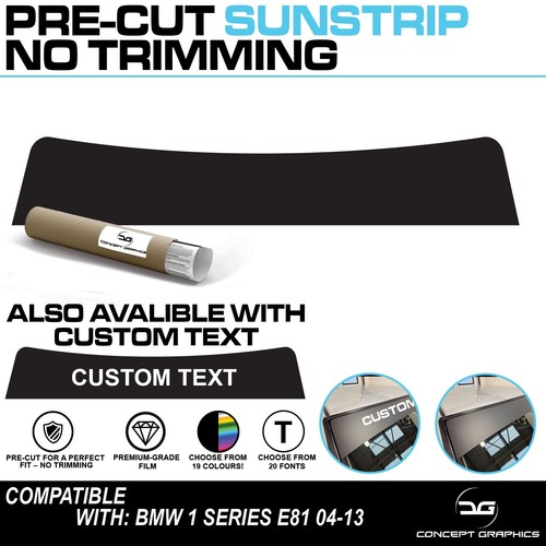 Pre cut sunstrip compatible - cut,