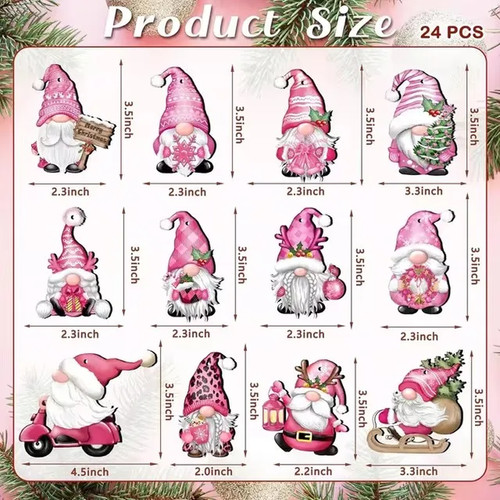 Wooden christmas gnome - gnome, hanging