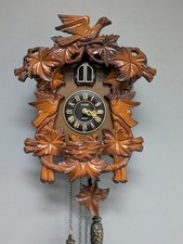 Acctim / Kaiser Brown Cuckoo  Pendulum Wall Clock Quartz Movement
