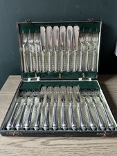 A Stunning Antique 24pc Silver