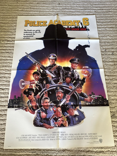 Vintage 1989 police academy - police, 6