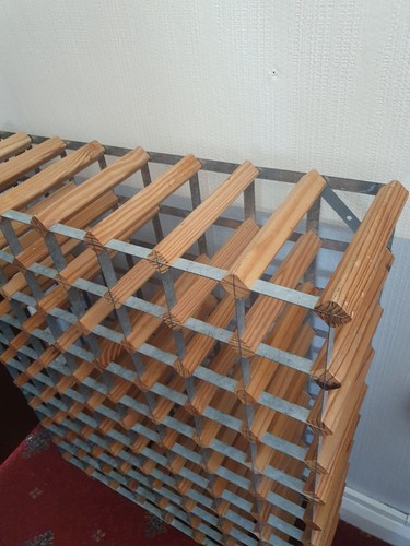 Wine rack bottle pine - bottle,