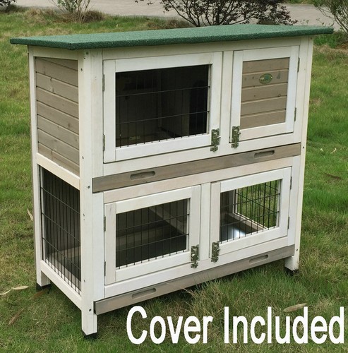 Rabbit hutch grey rain cover