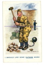 Humour postcard by Fred Spurgin, “I should like some  ….”. Not posted,