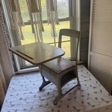Antique Wood & Metal Childs