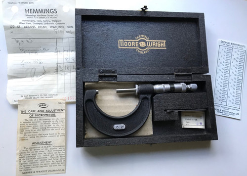 Moore wright micrometre - wright,