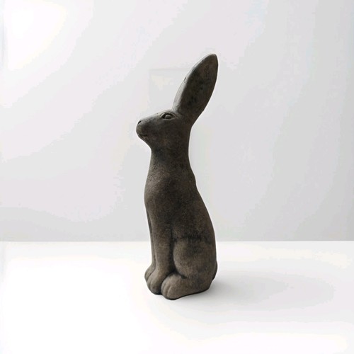 Decorative grey stone - decorative, rabbit