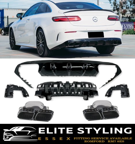 Rear diffuser with tips e63 - rear,