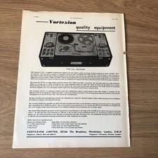 GRAM195 MAGAZINE ADVERT 11X8 VORTEXION C.B.L RECORDER
