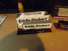 Two Eddie Stobart truck models Atlas editions and Corgi --see details below